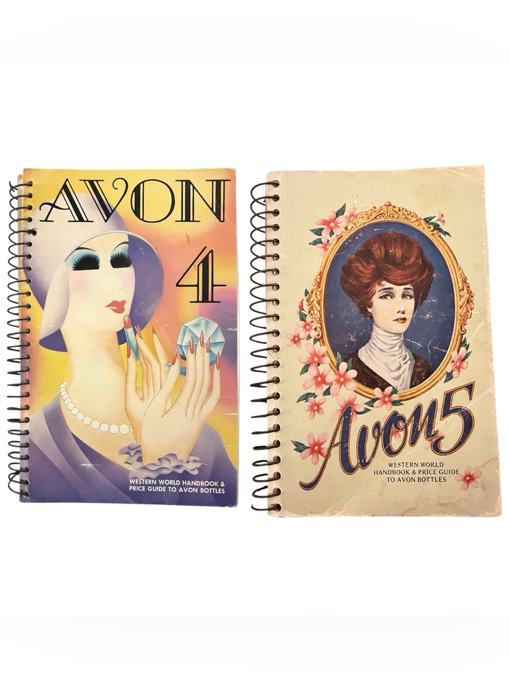 Avon 4 & Avon 5 Western World Handbook Price Guide Avon Bottles 1975 1977 Lot